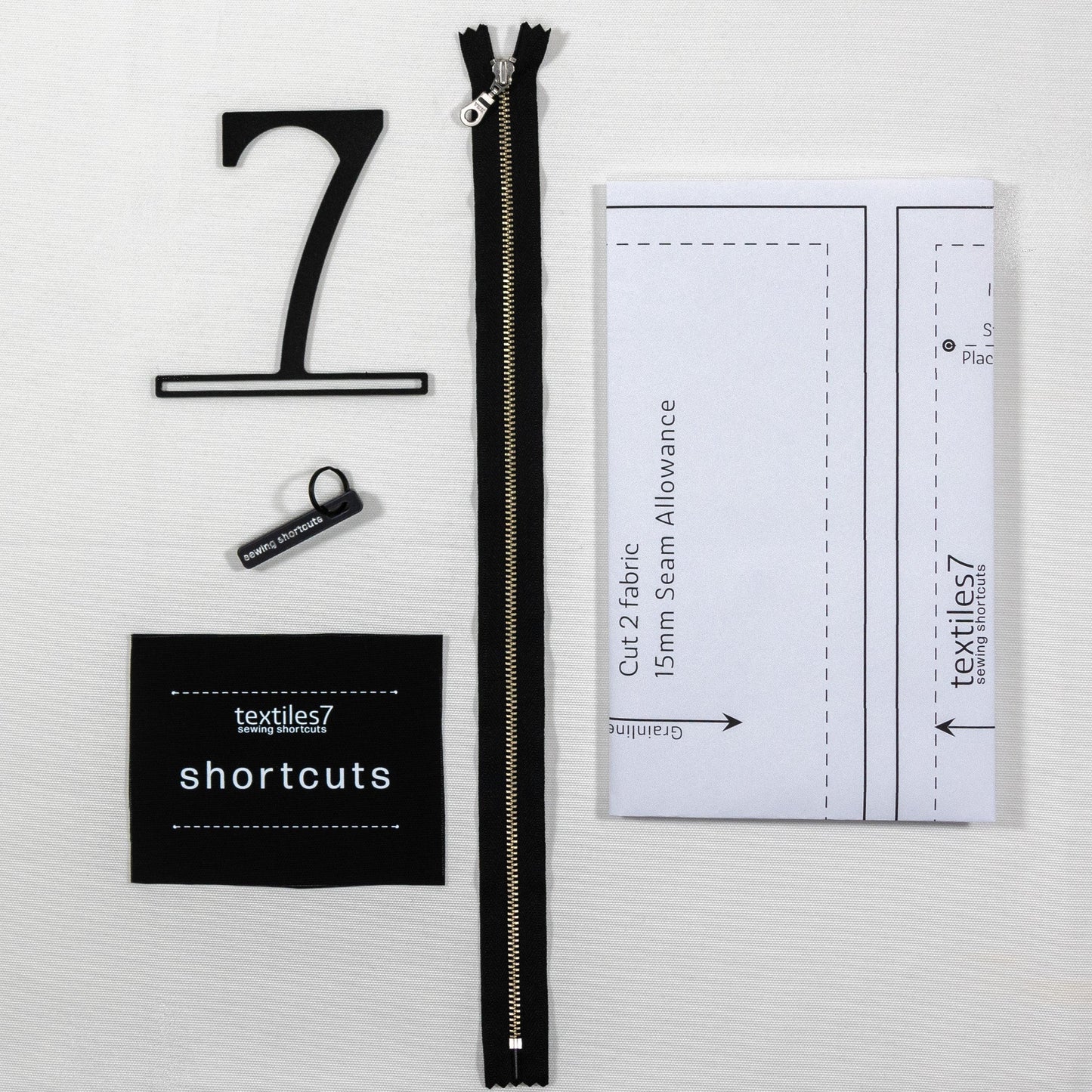 Textiles7 Sewing Shortcuts Hook Bag Parts