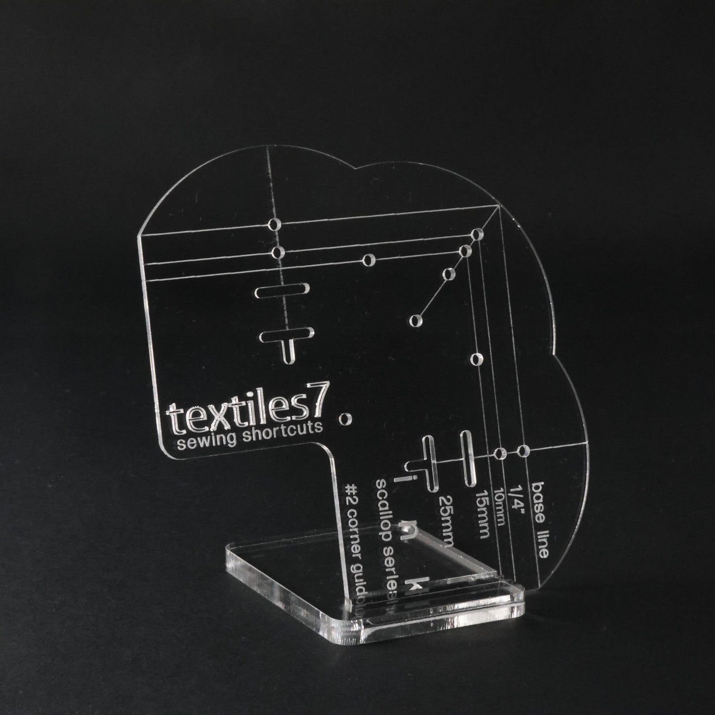 Textiles7 Sewing Shortcuts Ink #2 Corner close up