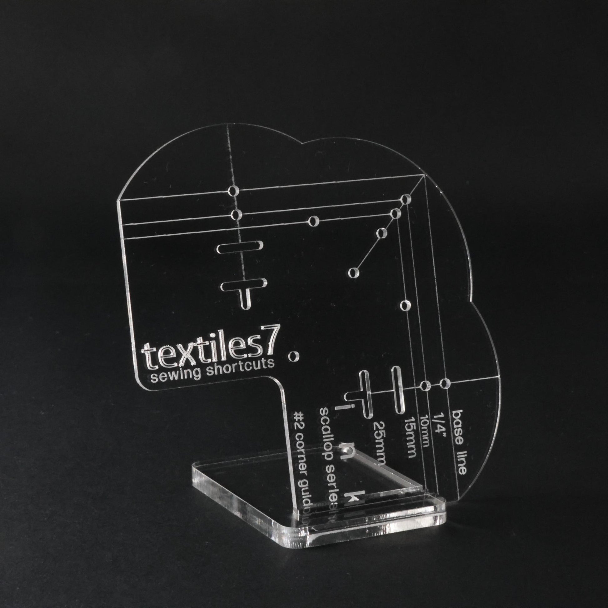 Textiles7 Sewing Shortcuts Ink #2 Corner close up