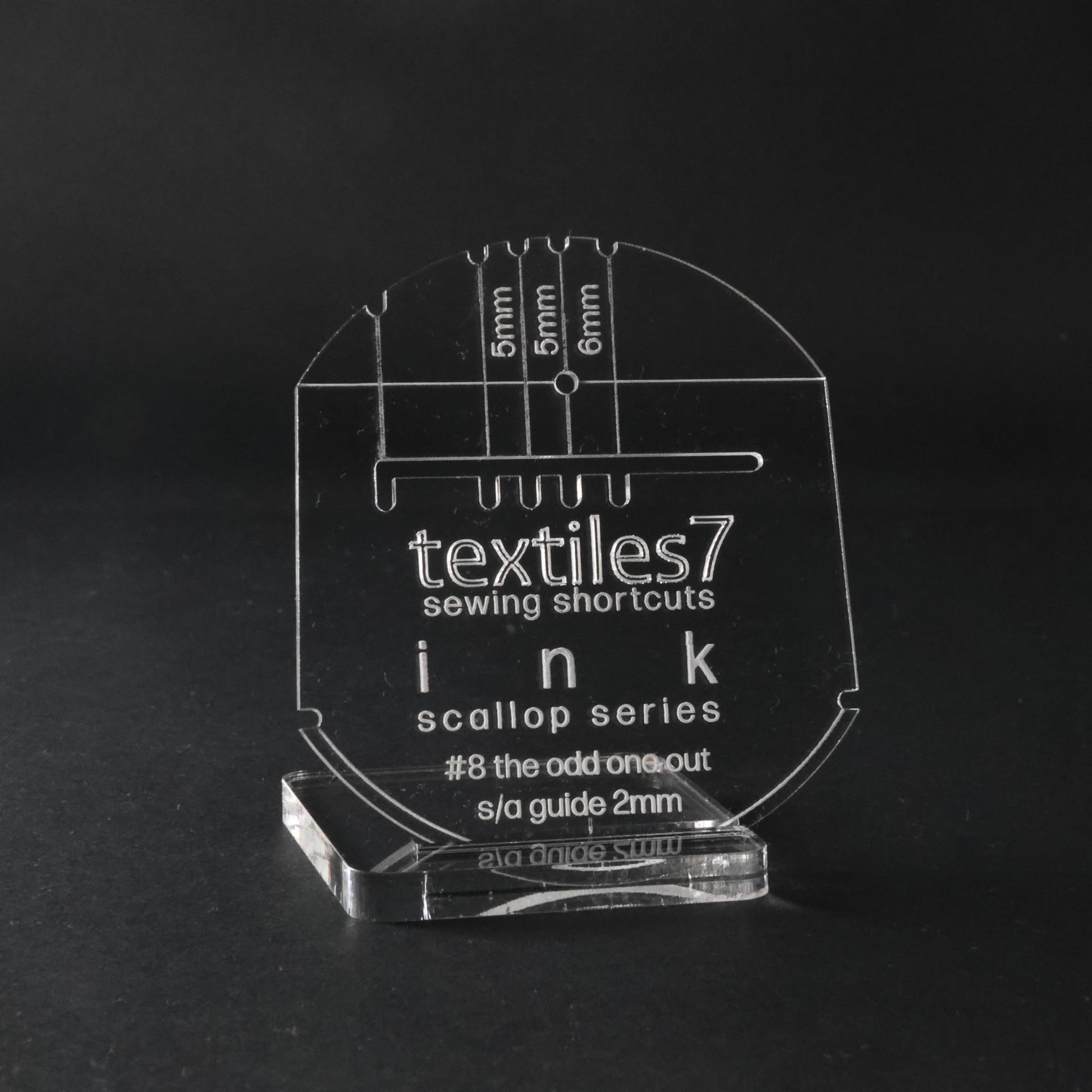 Textiles7 Sewing Shortcuts Ink #8 The Odd One Out close up