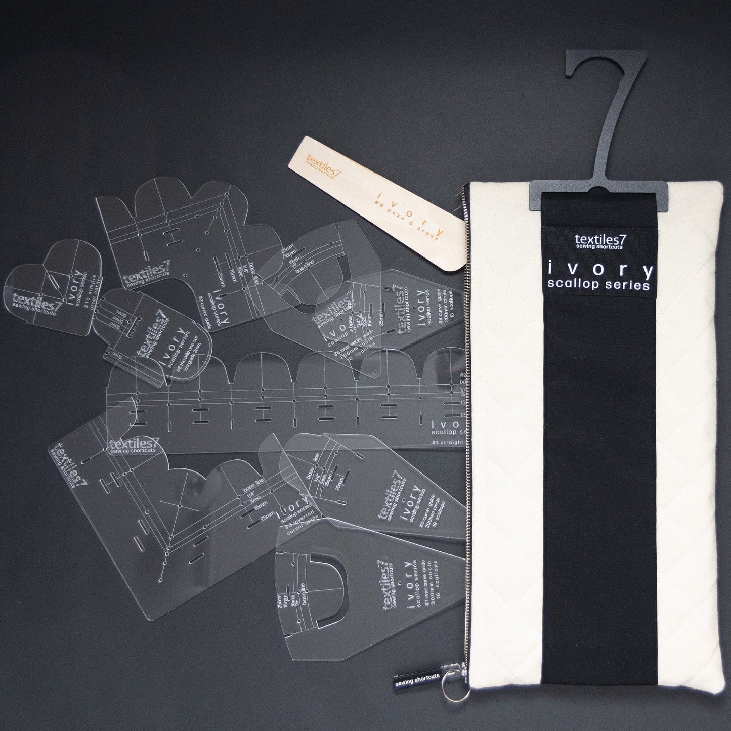 Ivory Complete Set - textiles7 Sewing Shortcuts