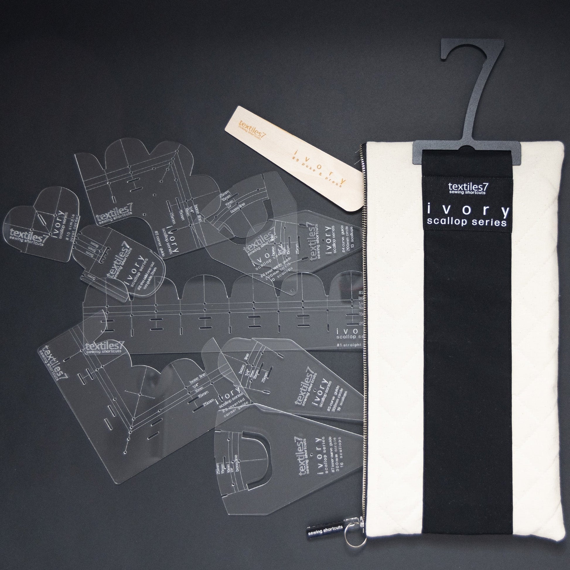 Ivory Complete Set - textiles7 Sewing Shortcuts