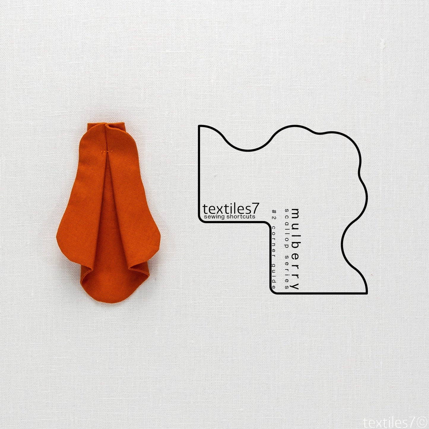 Textiles7 Sewing Shortcuts Mulberry #2 Corner sewing element