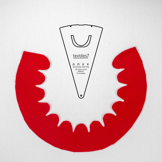 Onyx #7 Inner Curve 300mm - textiles7 Sewing Shortcuts