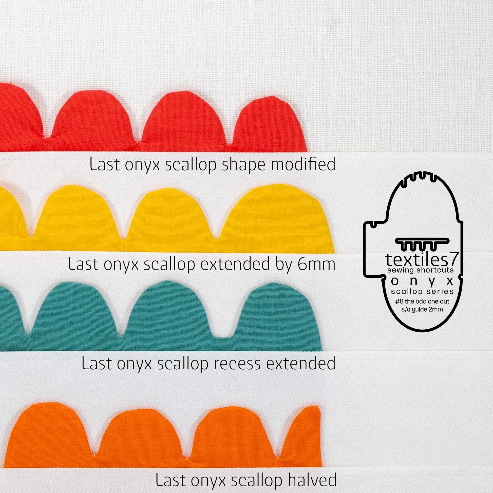 Onyx #8 The Odd One Out - textiles7 Sewing Shortcuts