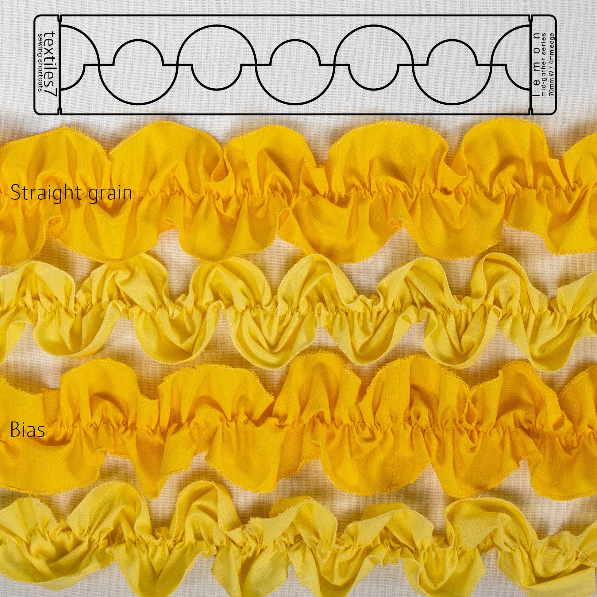 Lemon Mid-Gather - textiles7 Sewing Shortcuts