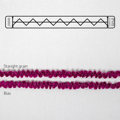 Magenta Mid-Gather - textiles7 Sewing Shortcuts