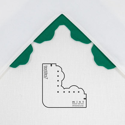 Mint #3 Inverted Corner - textiles7 Sewing Shortcuts