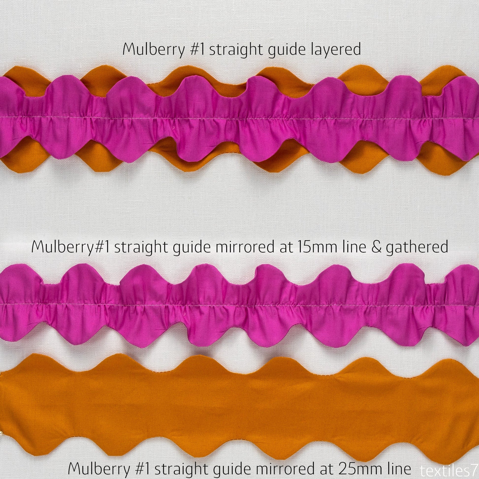 Textiles7 Sewing Shortcuts Mulberry #1 Straight trim variations