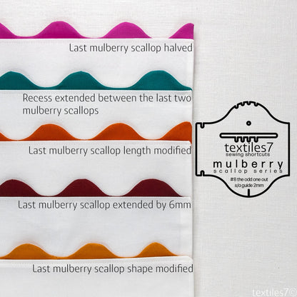 Textiles7 Sewing Shortcuts Mulberry #8 The Odd One Out trim variations