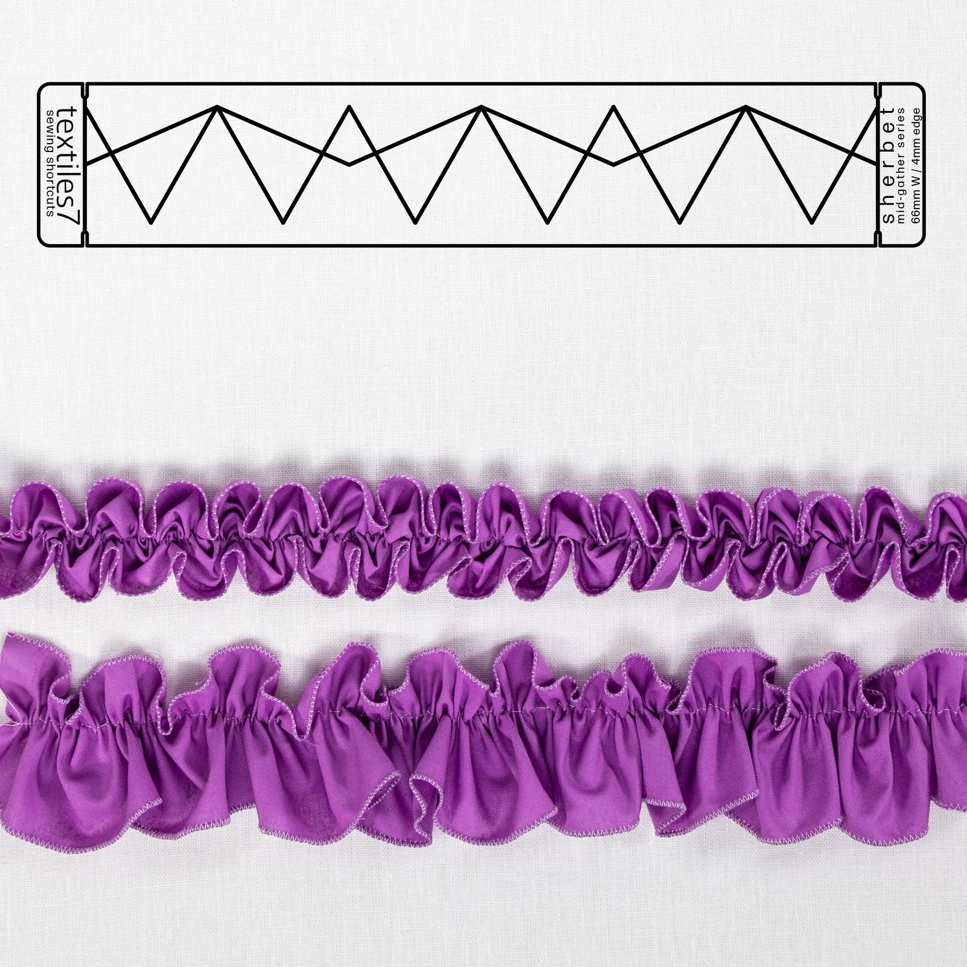 Sherbert Mid-Gather - textiles7 Sewing Shortcuts